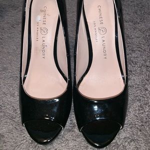 Chinese Laundry Black Heels